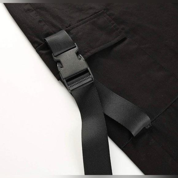 NWT Cargo Pants, High Waist Lounge Pants Fashion Loose Relaxed Fit Jogger Sz M - Picture 7 of 13